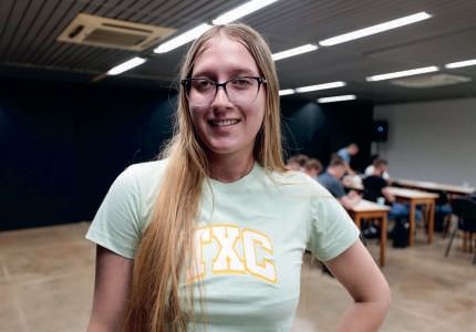 Genifer Moreira Ferrari, de Manoel Ribas (PR), participante da 30&ordf; turma