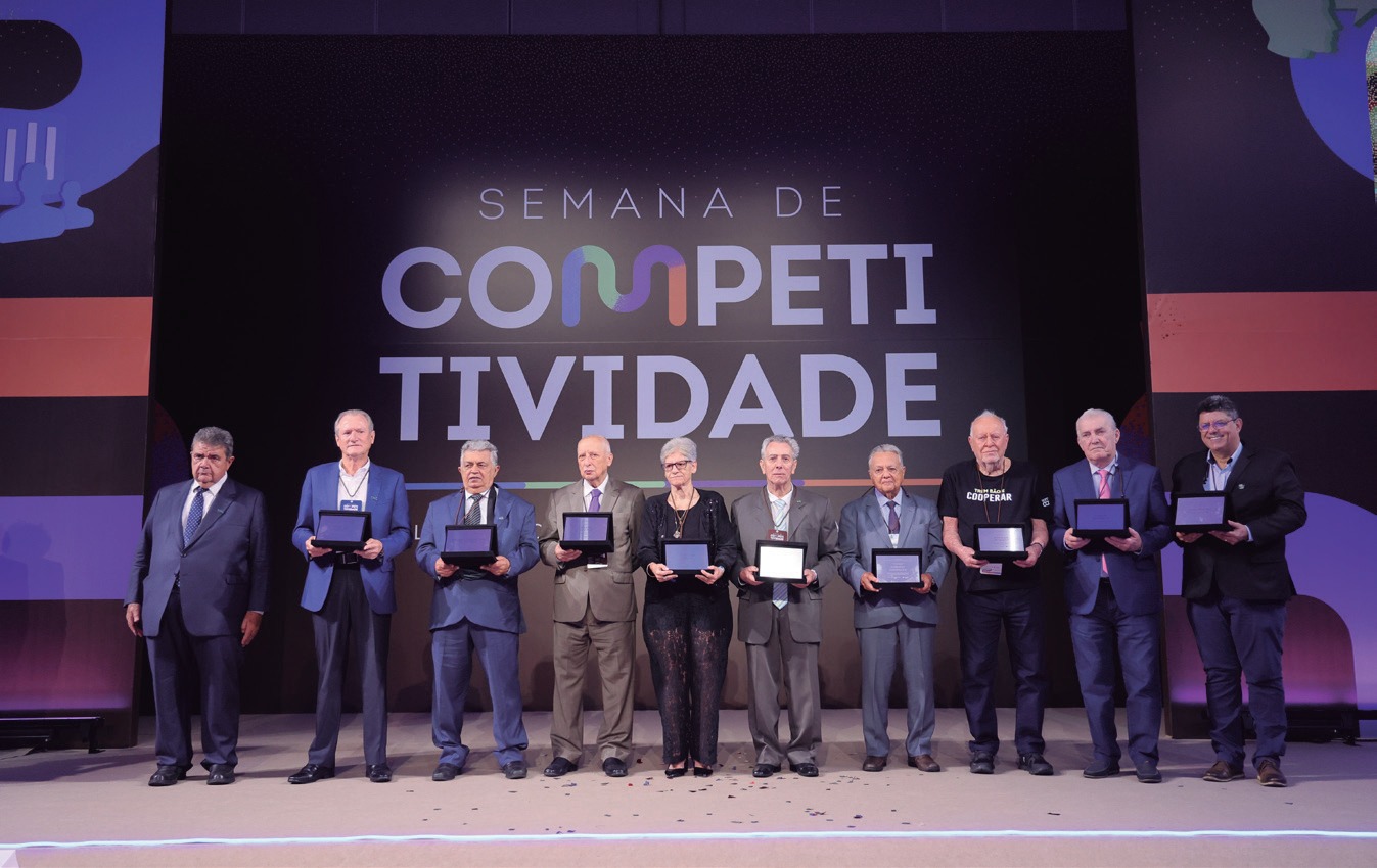 Homenagem aos Pioneiros do Cooperativismo Brasileiro, na Semana de Competitividade 2026, promovida pela Organização das Cooperativas Brasileiras (OCB)