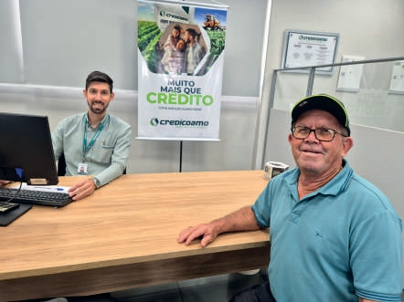 Associado Reinaldo Leme da Silva na ag&ecirc;ncia Credicoamo