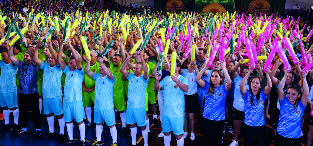 Torcida na final da Copa Coamo em Campo Mourão