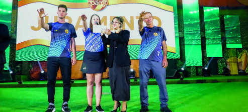 Zenilda, o esposo, Maurício, e o filho, Luiz